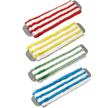 Color coded microfiber mops