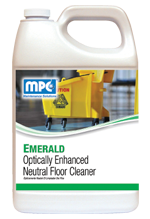 A totally synthetic floor cleaner designed for daily use in any floor maintenance program. It's slightly acidic pH will not damage the gloss or film of any finish and is effective at neutralizing harsh cleaner residue on the floor. Contains optical brighteners to enhance the beauty of the floor when it dries. Controlled foam makes this product ideal for use in automatic scrubbers. Will dissolve all ice melt and hard water films, and will never leave the floor with a soap haze.