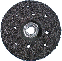 Z ABRASIVE DISC Grinds down surface imperfections in concrete Removes concrete mold lines Levels expansion joint transitions Rounds and Bevels corners use on concrete, marble, terrazzo and stone.