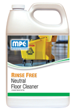 A totally synthetic floor cleaner designed for daily use in any floor maintenance program. It's neutral pH will not damage the gloss or film of any finish after using. Controlled foam makes this product ideal for use in automatic scrubbers. Will dissolve all ice melt and hard water films, and never leave the floor with a soap haze.