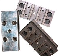 Diamond Abrasives Fits 2x2x4 Grinding Heads - 6mm segment - Concrete - Floor Grinding Blocks with Wooden Wedges - Standard 