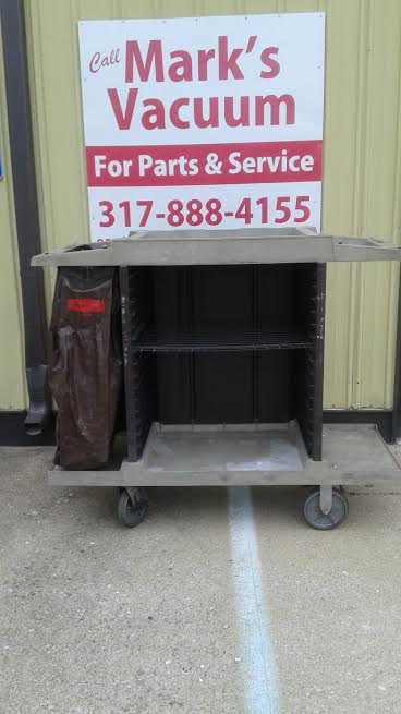 Mark's vacuum has used Janitorial Carts in Indianapolis, Indiana